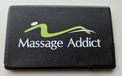 Picture of Massage Addict Rectangle Mint Card